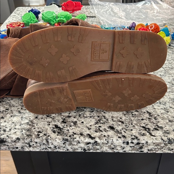 Frye Celia over-the-knee Leather boots in brown size 6.5 - Picture 16 of 16